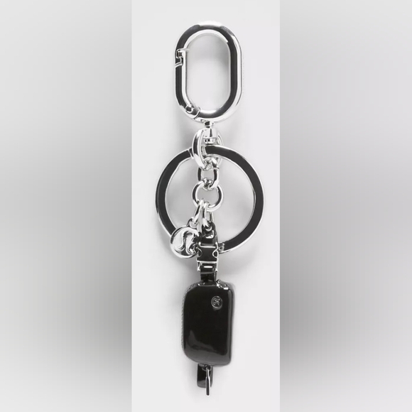 lululemon athletica Accessories - Luluemon Everywhere Belt Bag Charm Keychain Black/Silver. New
